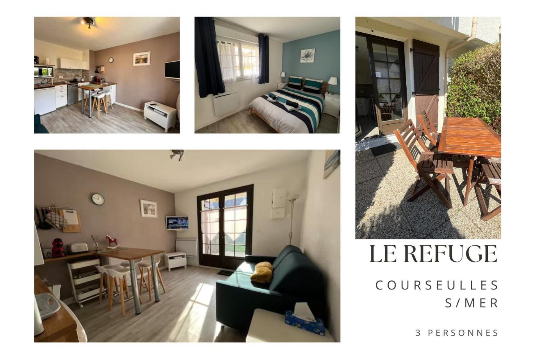 Apartamento Le Refuge Marin Courseulles-sur-Mer Exterior foto